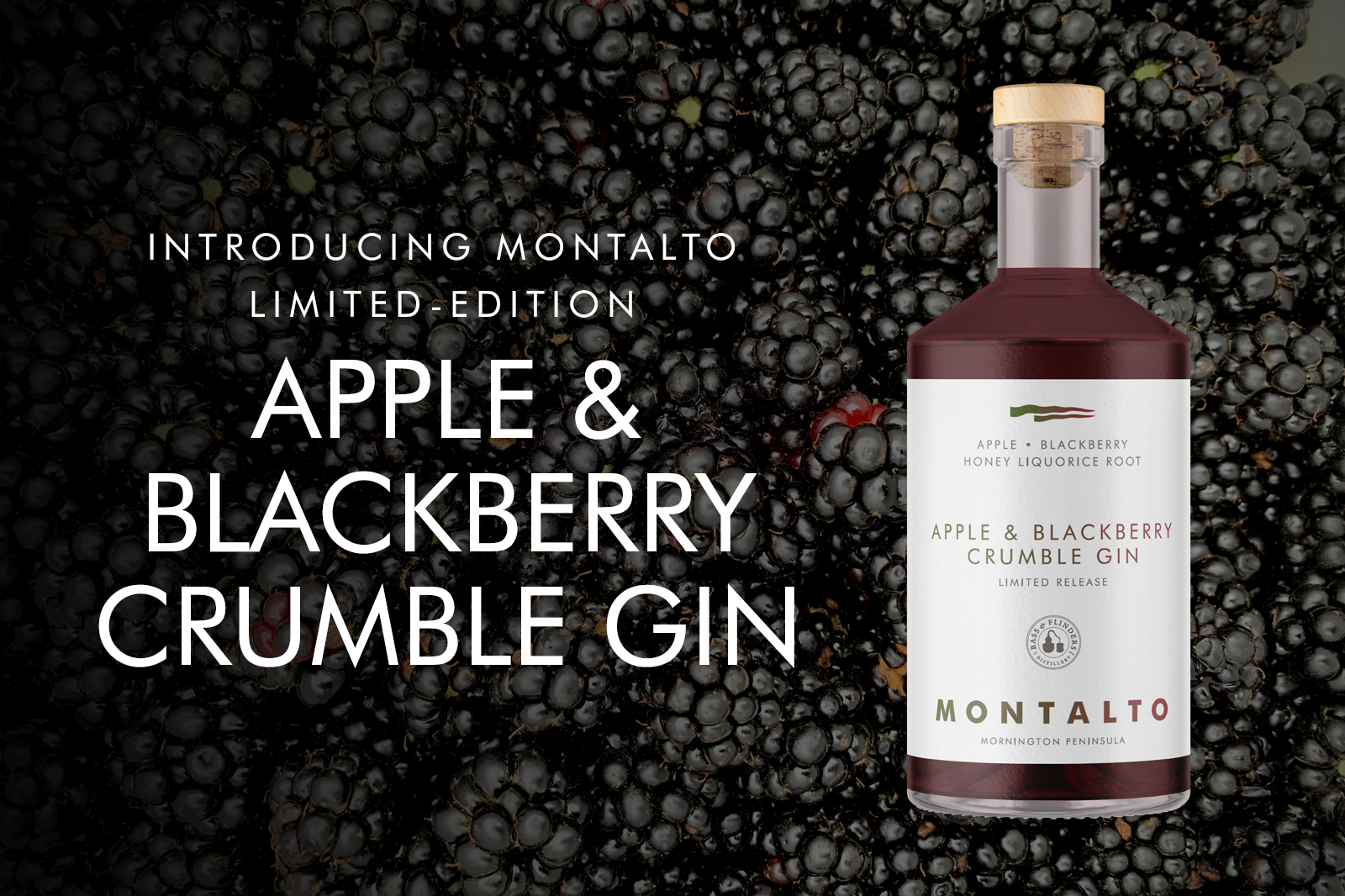 INTRODUCING MONTALTO LIMITED-EDITION APPLE & BLACKBERRY CRUMBLE GIN