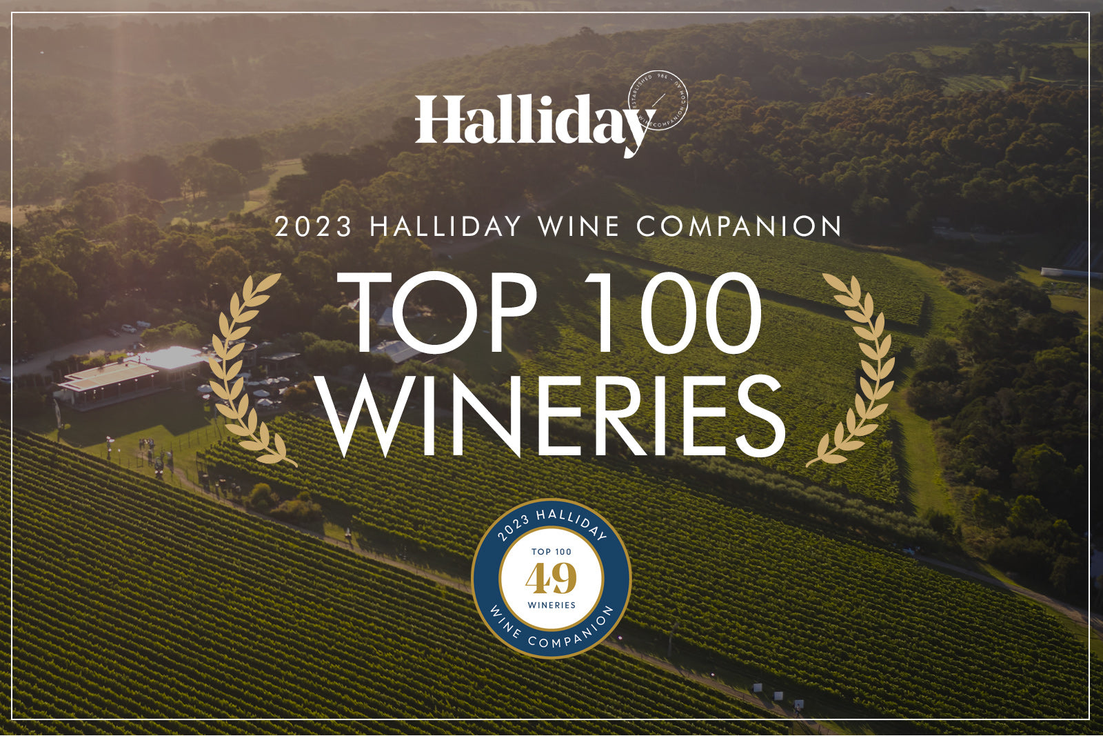 JUST ANNOUNCED: Montalto recognised in 2023 Halliday Wine Companion’s Top 100 Wineries!