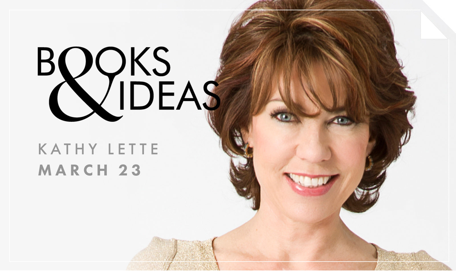 BOOKS & IDEAS: Kathy Lette // SOLD OUT