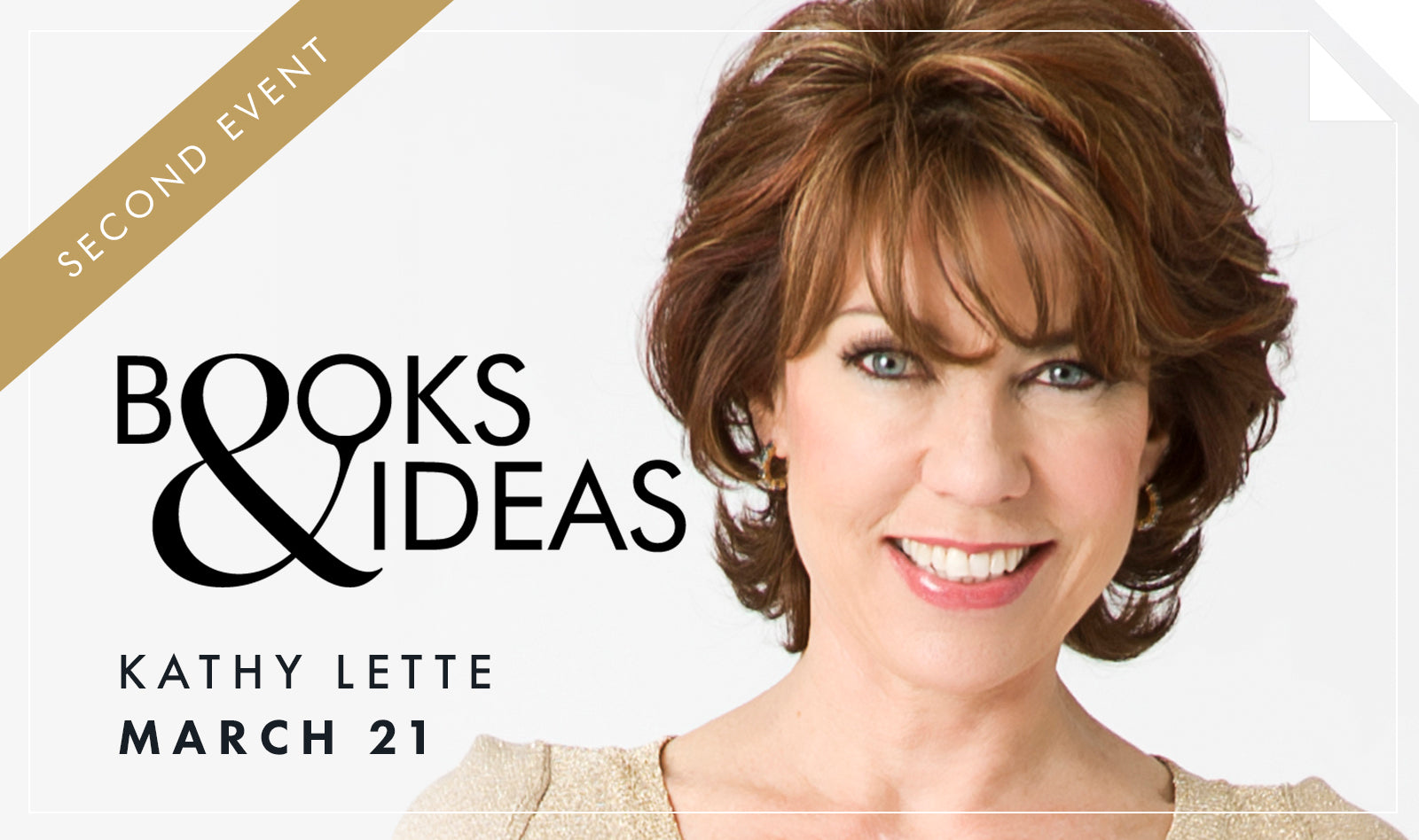 BOOKS & IDEAS: Kathy Lette 2nd Event