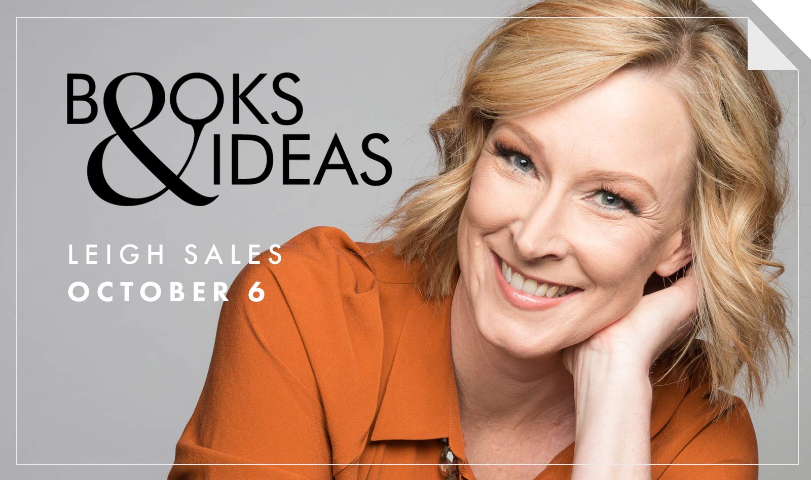 BOOKS & IDEAS: Leigh Sales