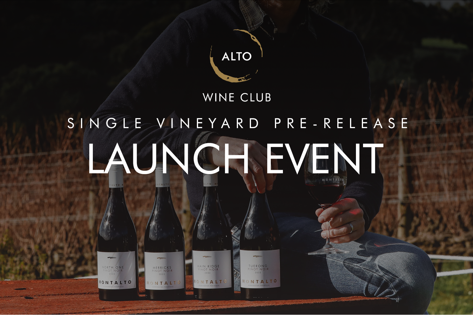 WINTER EVENT SERIES | Alto Wine Club Single Vineyard Pre-Release Launc