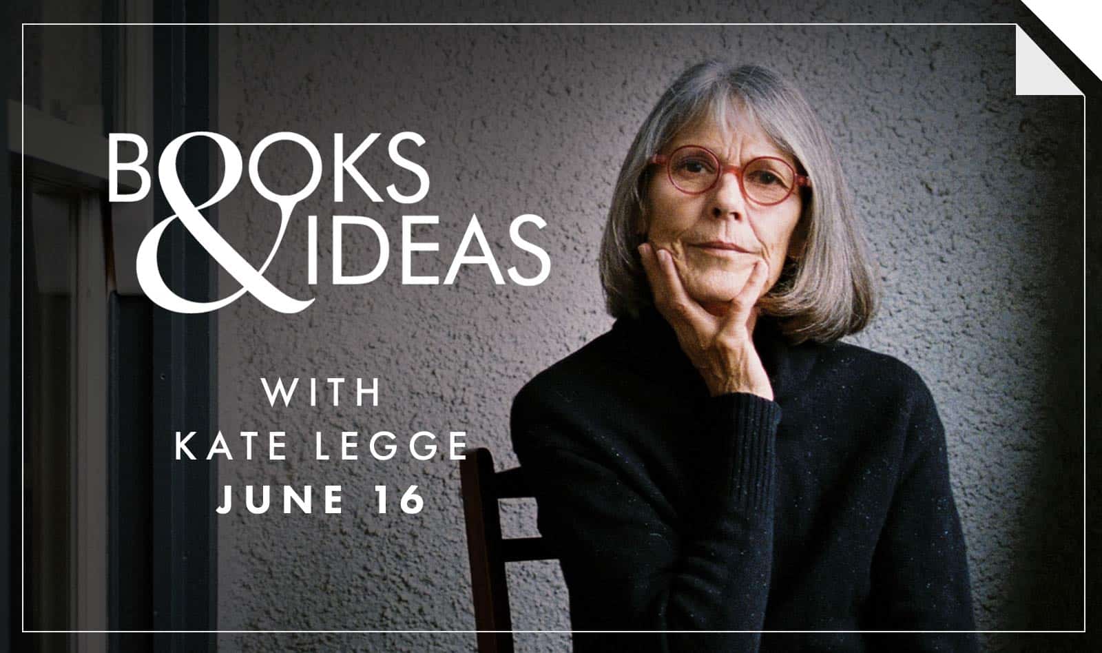 BOOKS & IDEAS: Kate Legge