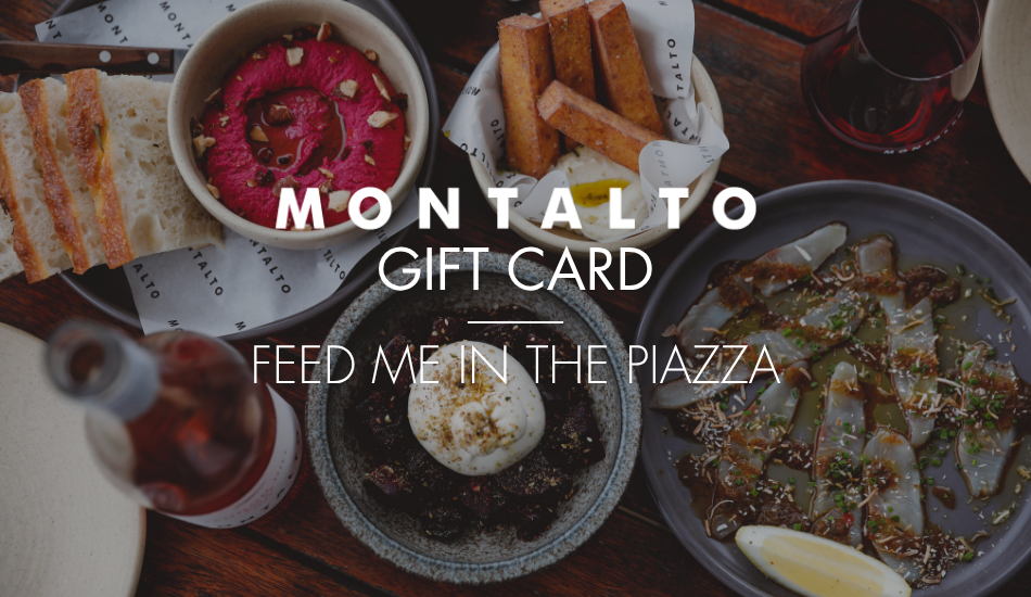 Gift Card - Feed Me in The Piazza (for 2 people)